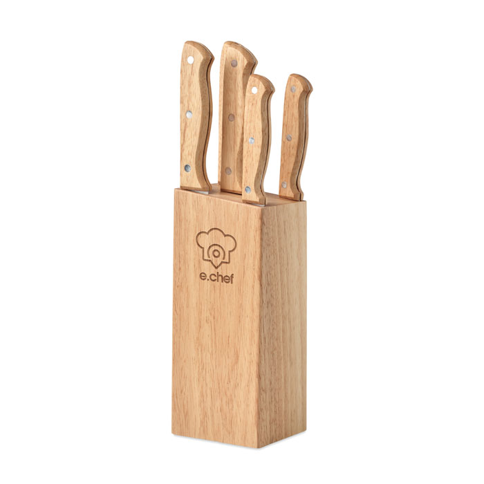 Houten messenblok